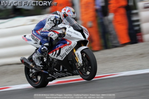 2010-05-08 Monza 1459 La Roggia - Superbike - Qualifyng Practice - Ruben Xaus - BMW S1000 RR